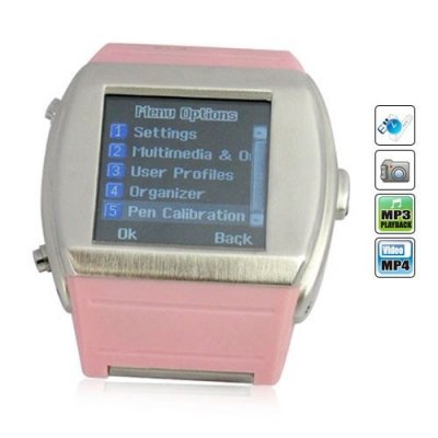 Quad-band 1.5 Inch Touch Screen Quad-band Watch Phone - Camera